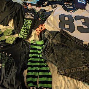 Seahawks clothes and jeans